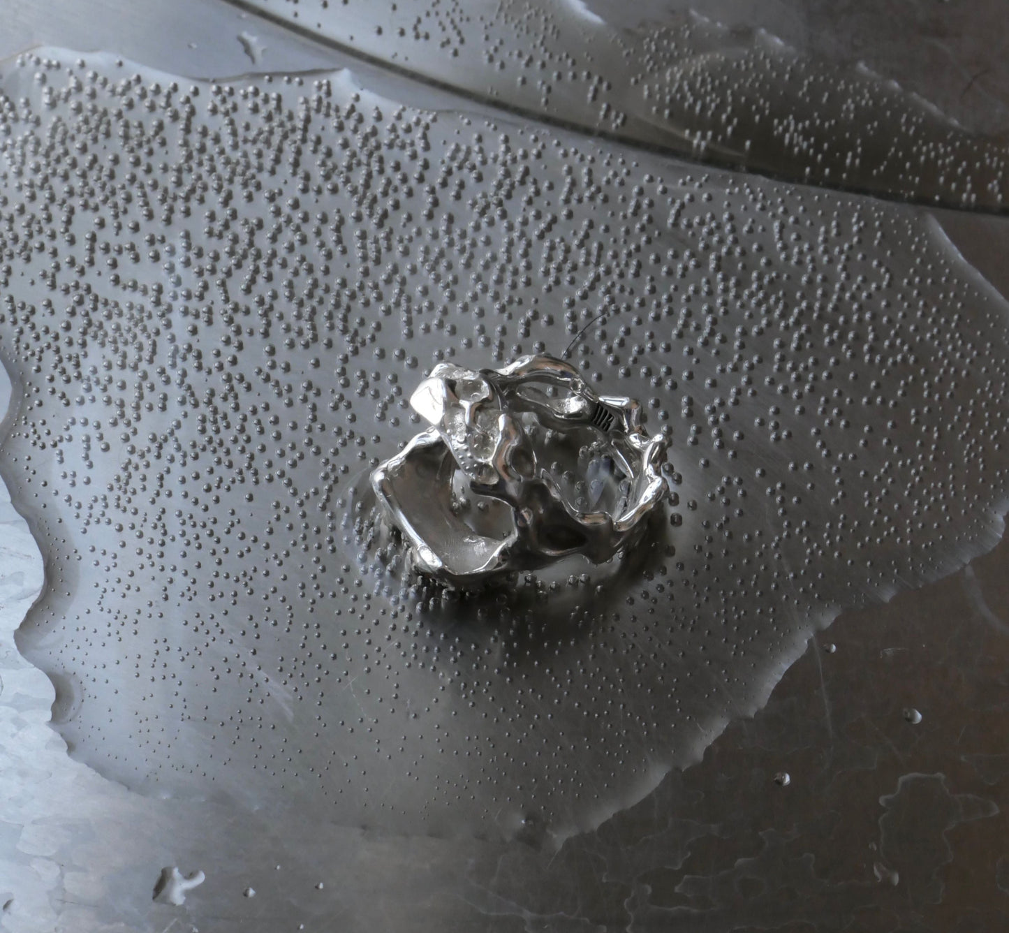 BOTTLE OPENER RING SILVER