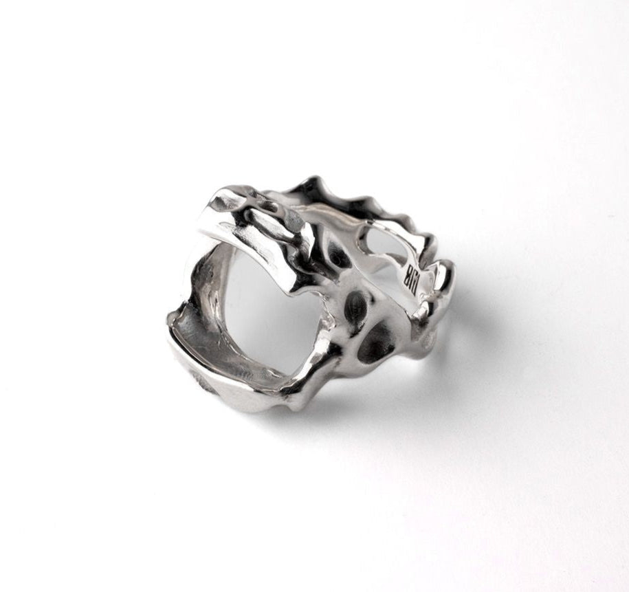 BOTTLE OPENER RING SILVER
