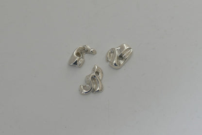 Curvature Silver Incense Holders - Set of Three