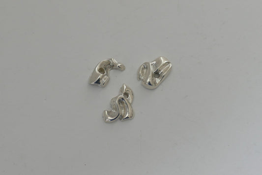 Curvature Silver Incense Holders - Set of Three