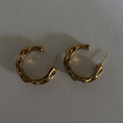 MELTDOWN HOOPS (GOLD)