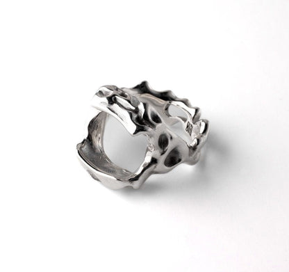 BOTTLE OPENER RING SILVER