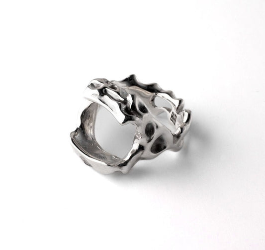BOTTLE OPENER RING SILVER